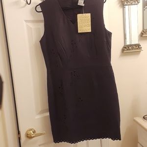 New Purple Leather Dress